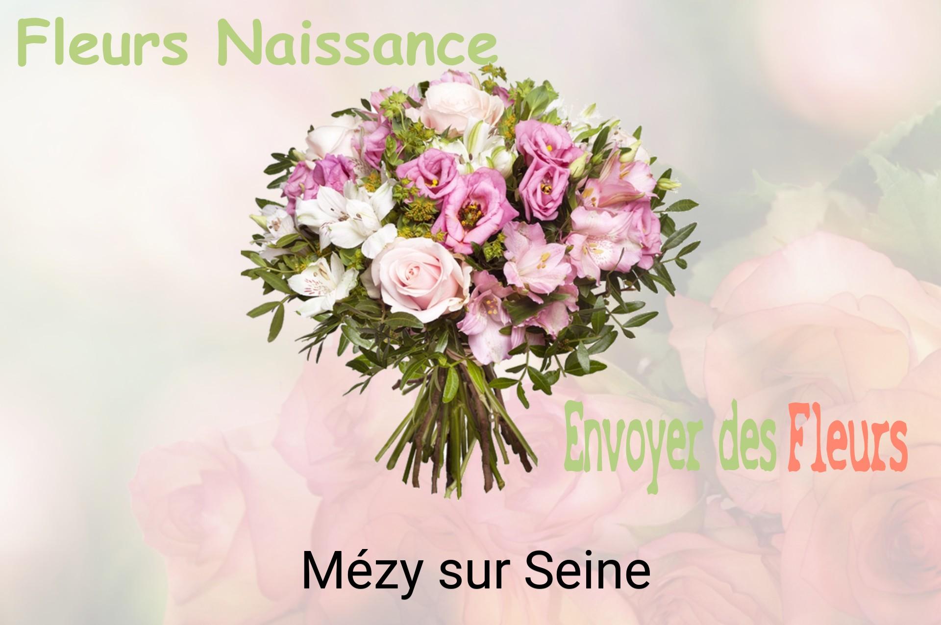 Bouquet de fleurs de naissance livré à Mézy-sur-Seine